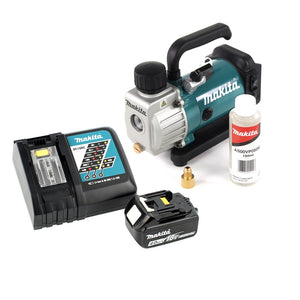 Makita DVP 180 RM1 18V Akku Vakuumpumpe + 1x BL 1840 B 4,0 Ah Akku + DC 18 RC Ladegerät