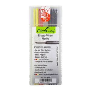 Pica DRY Ersatzminen Basis Set Bunt Wasserlöslich Multi Use 8 tlg. ( 4020 )