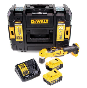 Dewalt DCD 740 M2 Akku Winkelbohrmaschine + 2x 4,0Ah Akku + Schnellladegerät + TSTAK