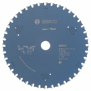 Bosch Kreissägeblatt Expert for Steel, 190 x 20 x 2,0 mm, 40 ( 2608643056 )