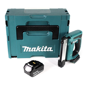 Makita DST 221 M1J 18 V Li-ion Akku Tacker im Makpac + 1x BL 1840 B 4,0 Ah Li-Ion Akku - ohne Ladegerät