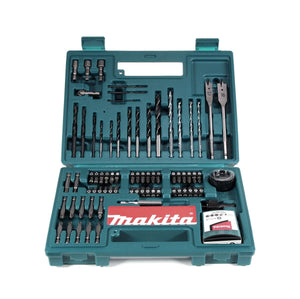 Makita B-53811 Bit & Bohrer-Set 100-teilig mit Bithalter in Kunstoffkoffer