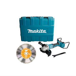 Makita DGA 900 ZKX2 Akku Winkelschleifer 36V ( 2x18V ) 230mm Brushless Solo + Ezynut + Trennscheibe + Koffer - ohne Akku, ohne Ladegerät
