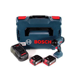 Bosch GDR 18V-160 Akku Drehschlagschrauber 18V 160Nm + 2x Akku 3,0Ah + Ladegerät + L-Boxx