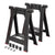 Toolbrothers RHINO Juego de caballetes de taller + Custom Connect 580 x 770 mm 350 kg de capacidad de carga