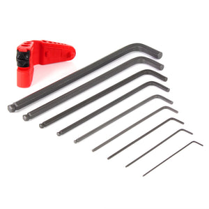 Wera 950/9 Hex-Plus 6 Winkelschlüsselsatz, 9 tlg., metrisch, BlackLaser für Innensechskantschrauben ( 05022086001 )
