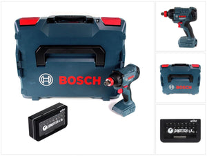 Bosch GDX 18 V-180 18 V Li-Ion Akku Drehschlagschrauber mit 180 Nm Solo in L-Boxx + Wiha Bit Set 31 tlg. Dinotech Edition