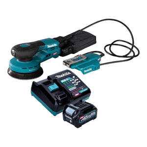Makita BO 003 CGD101 Akku Exzenterschleifer 40 V max. 125 mm 3,0 mm Hub Brushless + 1x Akku 2,5 Ah + Ladegerät