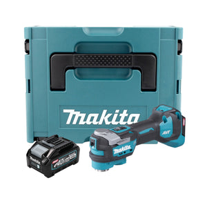 Makita TM 001 GM101 Akku Multifunktionswerkzeug 40 V max. Starlock Max Brushless + 1x Akku 4,0 Ah + Makpac - ohne Ladegerät