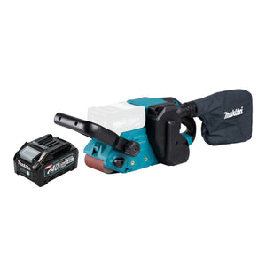 Makita BS 001 GM1 Akku Bandschleifer 40 V max. 76 x 533 mm Brushless + 1x Akku 4,0 Ah - ohne Ladegerät