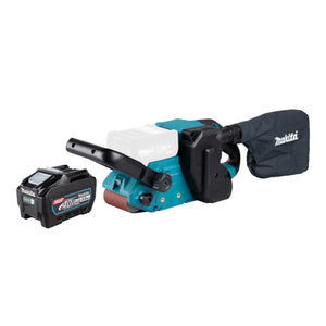 Makita BS 001 GT1 Akku Bandschleifer 40 V max. 76 x 533 mm Brushless + 1x Akku 5,0 Ah - ohne Ladegerät