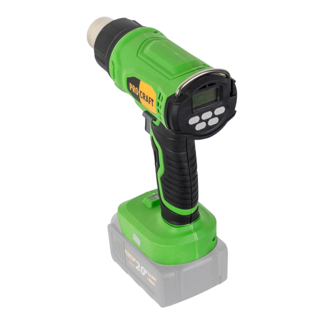 Procraft PH24bb Akku Heißluftpistole 20 V 50 - 550 °C Solo - ohne Akku, ohne Ladegerät