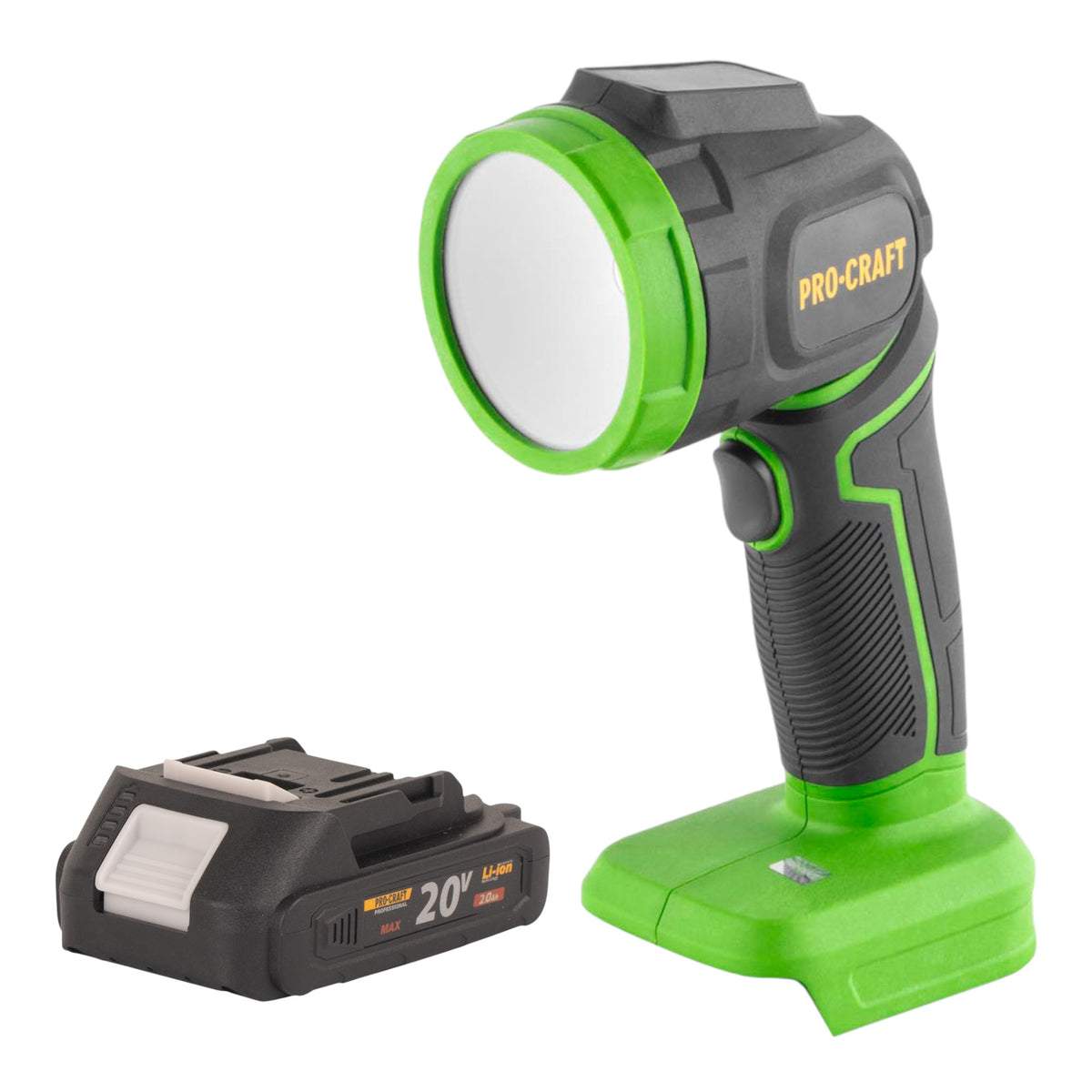 Procraft LL18bb Akku LED Strahler 20 V 300 lm + 1x Akku 2,0 Ah - ohne Ladegerät