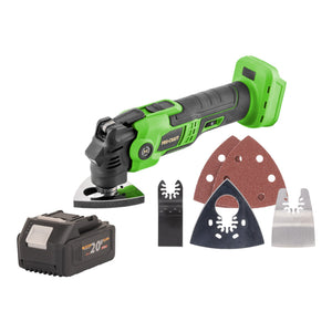 Procraft PMT22bb Akku Multifunktionswerkzeug 20 V Brushless + 1x Akku 4,0 Ah - ohne Ladegerät