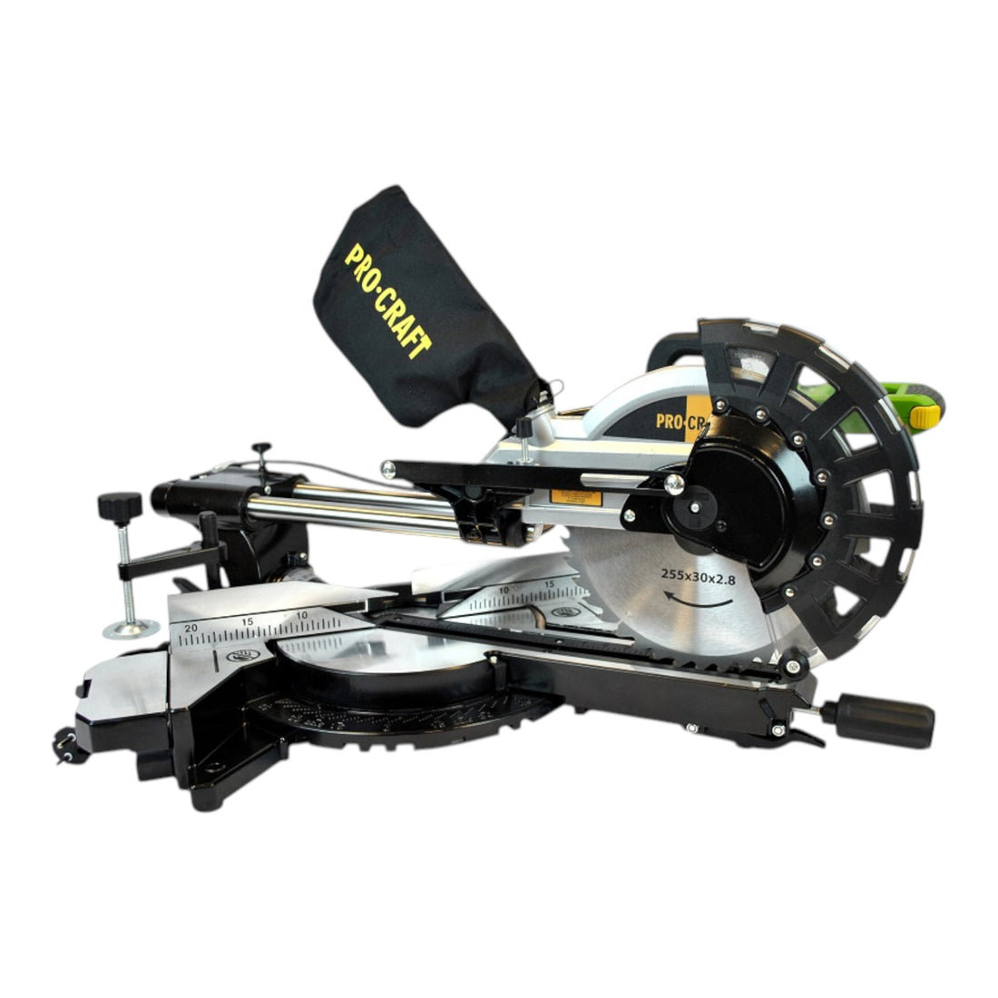 Procraft PGS256 Kappsäge 2000 Watt 255 mm mit Schlitten + Sägeblatt