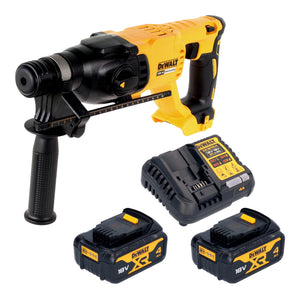 DeWalt DCH 133 M2 Akku Kombihammer 18 V 2,6 J SDS plus Brushless + 2x Akku 4,0 Ah + Ladegerät