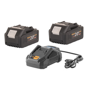Procraft Starter Set 20 V 20/4A Schnell Ladegerät + 2x 20/4 Akku 4,0 Ah