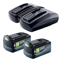 Festool Energie Set 2x BP 18 Li 5 0 HP ASI HighPower Akkupack 18 V 5 0 Ah 2x 578519 TCL 6 DUO Doppel Ladegeraet 577017 0 - toolbrothers