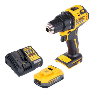 DeWalt DCD 708 H1 Akku Bohrschrauber 18 V 65 Nm Brushless + 1x Powerstack Akku 5,0 Ah + Ladegerät