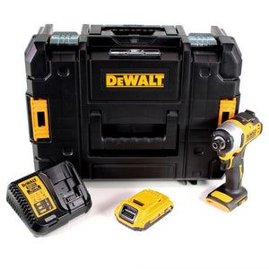 DeWalt DCF 809 D1T Akku Schlagschrauber 18 V Brushless Li-Ion in T-STAK Box + 1 x 2,0 Ah Akku + Ladegerät
