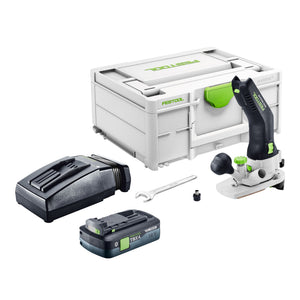 Festool MFKC 700 KA EB-Basic Akku Modul Kantenfräse 18 V 8 mm Brushless + 1x Akku 4,0 Ah + Ladegerät + Systainer