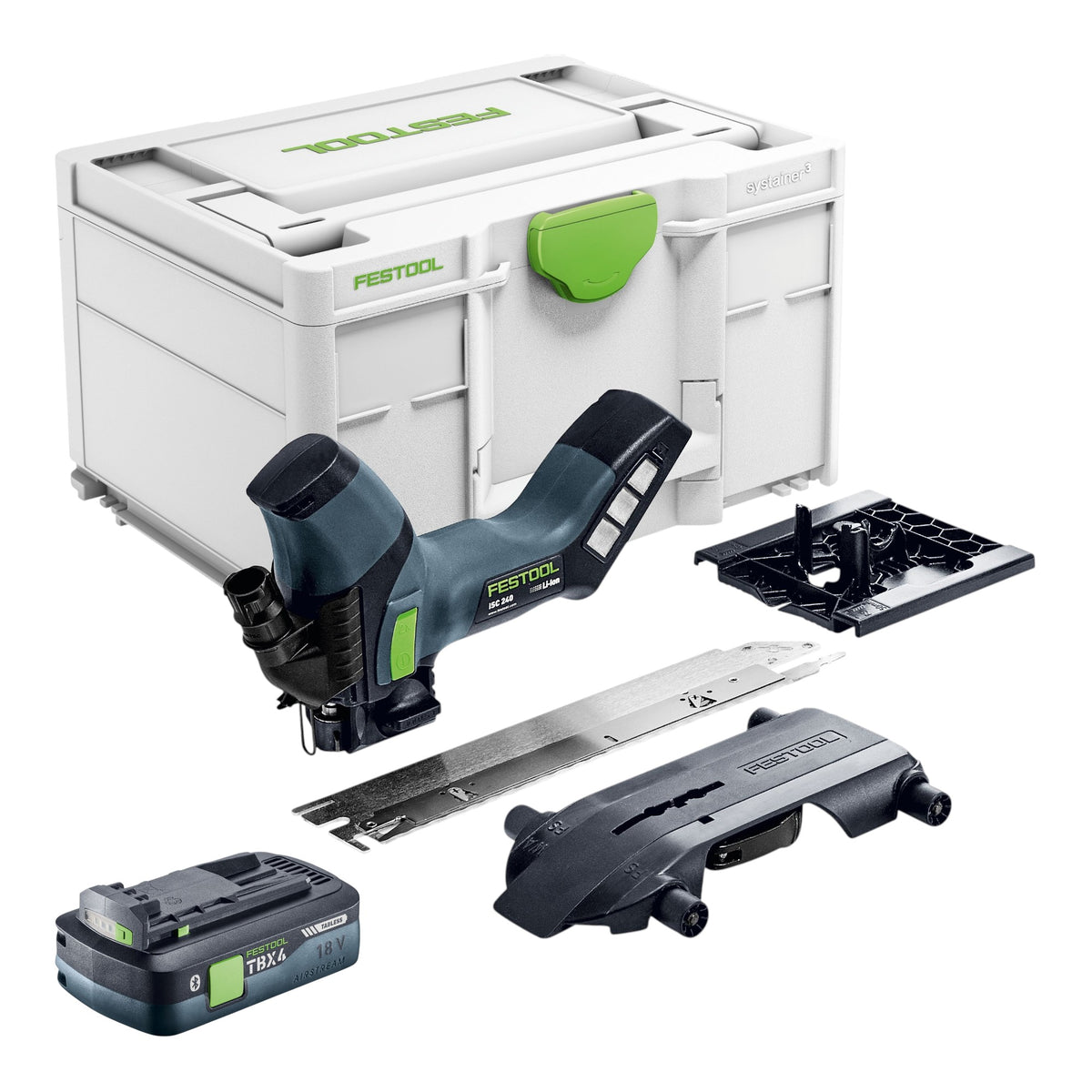 Festool ISC 240 EB-Basic Akku Dämmstoffsäge 18 V 240 mm + 1x Akku 4,0 Ah + Systainer - ohne Ladegerät