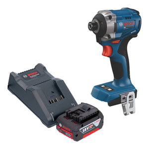 Bosch GDR 18V-215 Professional Akku Drehschlagschrauber 18 V 215 Nm 1/4" Brushless + 1x Akku 4,0 Ah + Ladegerät