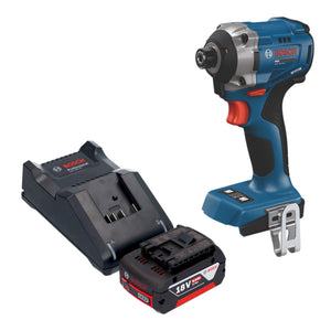 Bosch GDR 18V-215 Professional Akku Drehschlagschrauber 18 V 215 Nm 1/4" Brushless + 1x Akku 5,0 Ah + Ladegerät