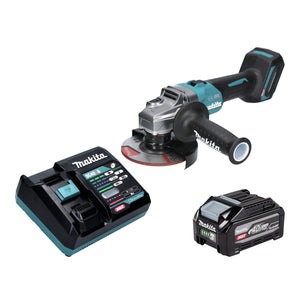 Makita GA 005 GU101 Akku Winkelschleifer 40 V max. 125 mm Brushless XGT + 1x Akku 4,0 Ah + Ladegerät
