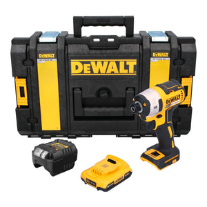 DeWalt DCF 887 D1 Akku Schlagschrauber 18 V 205 Nm 1/4" Brushless + 1x Akku 2,0 Ah + Ladegerät + Tough Box
