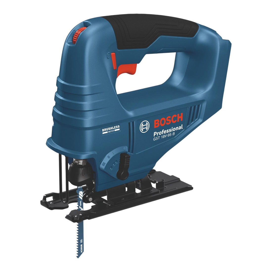 Bosch GST 18V-95 B Professional Akku Stichsäge 18 V 95 mm Brushless ( 06015B7002 ) + 1x Akku 4,0 Ah + Ladegerät + Koffer