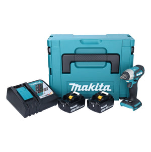 Makita DTW 181 RGJ Akku Schlagschrauber 18 V 210 Nm 1/2" Brushless + 2x Akku 6,0 Ah + Ladegerät + Makpac