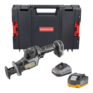 Procraft Industrial RS20Abb Recipro Säbelsäge 20 V Brushless + 1x Akku 4,0 Ah + Ladegerät + RHINO Toolcase