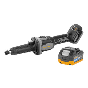 Procraft Industrial DG20A-BB Akku Geradschleifer 20 V 6 mm Brushless + 1x Akku 4,0 Ah - ohne Ladegerät