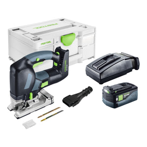 Festool PSBC 500 EB-Basic Akku Pendelstichsäge 18 V 120 mm + 1x Akku 5,0 Ah + Ladegerät + Systainer