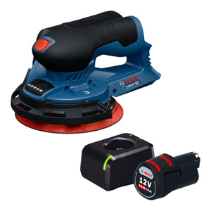 Bosch GEX 12V-150-3 Professional Akku Exzenterschleifer 12 V 150 mm Brushless + 1x Akku 3,0 Ah + Ladegerät