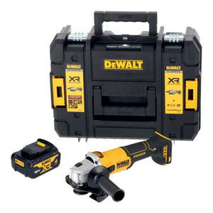 DeWalt DCG 407 NT Akku Winkelschleifer 18 V 125 mm Brushless + 1x Akku 4,0 Ah + TSTAK - ohne Ladegerät