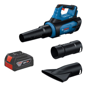 Bosch GBL 18V-800 Professional Akku Gebläse 18 V Brushless + 1x Akku 5,0 Ah - ohne Ladegerät