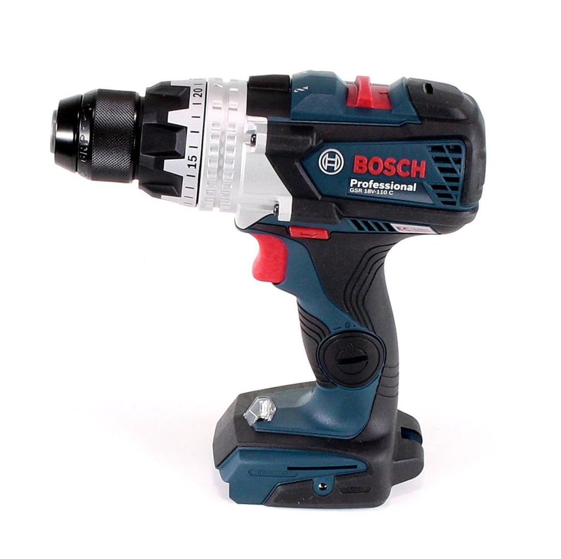 Bosch GSR 18V-110 C Professional Akku Bohrschrauber 18 V 110 Nm Brushless Solo ( 06019G0108 ) - ohne Akku, ohne Ladegerät