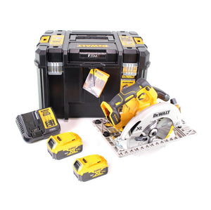 DeWalt DCS 572 P2 Akku Handkreissäge 18V 184 x 16 mm + 2x Akku 5,0 Ah + Ladegerät + T-STAK