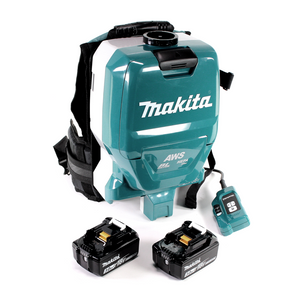 Makita DVC 265 FXU Akku Rucksackstaubsauger 36 V (2x 18 V) Brushless + 2x Akku 3,0 Ah - ohne Ladegerät