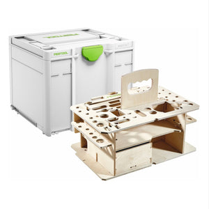 Festool Systainer SYS3 HWZ M 337 Box Werkzeugkoffer mit Holzeinsatz ( 205518 ) Nachfolger von 497658