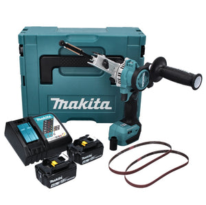 Makita DBS 180 RMJ Akku Bandfeile 18 V 9 x 533 mm Brushless + 2x Akku 4,0 Ah + Ladegerät + Makpac