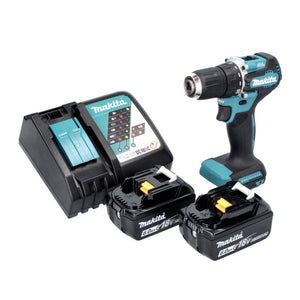 Makita DDF 487 RG Akku Bohrschrauber 18 V 40 Nm Brushless + 2x Akku 6,0 Ah + Ladegerät