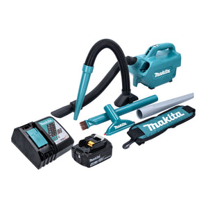 Makita DCL 184 RM1 Akku Staubsauger 18 V 54 mbar 0,5 l + 1x Akku 4,0 Ah + Ladegerät