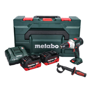 Metabo BS 18 LTX BL I Akku Bohrschrauber 18 V 130 Nm ( 602358660 ) + 2x Akku 5,5 Ah + Ladegerät + metaBOX