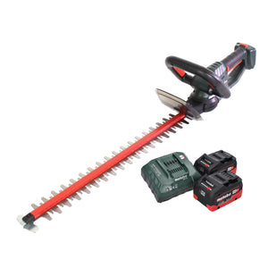 Metabo HS 18 LTX 55 Akku Heckenschere 18 V 53 cm + 2x Akku 8,0 Ah + Ladegerät