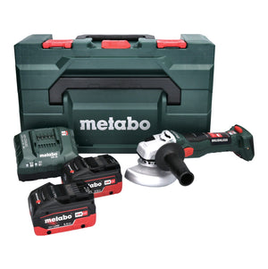 Metabo W 18 LT BL 11-125 Akku Winkelschleifer 18 V 125 mm ( 613052840 ) Brushless + 2x Akku 5,5 Ah + Ladegerät + metaBOX