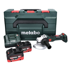 Metabo W 18 LT BL 11-125 Akku Winkelschleifer 18 V 125 mm Brushless + 2x Akku 8,0 Ah + Ladegerät + metaBOX