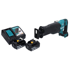 Makita DJR 187 RT Akku Reciprosäge Säbelsäge 18 V Brushless + 2x Akku 5,0 Ah + Ladegerät